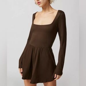 Urban Outfitters NWT Savannah Knit Long Sleeve Romper Size XS